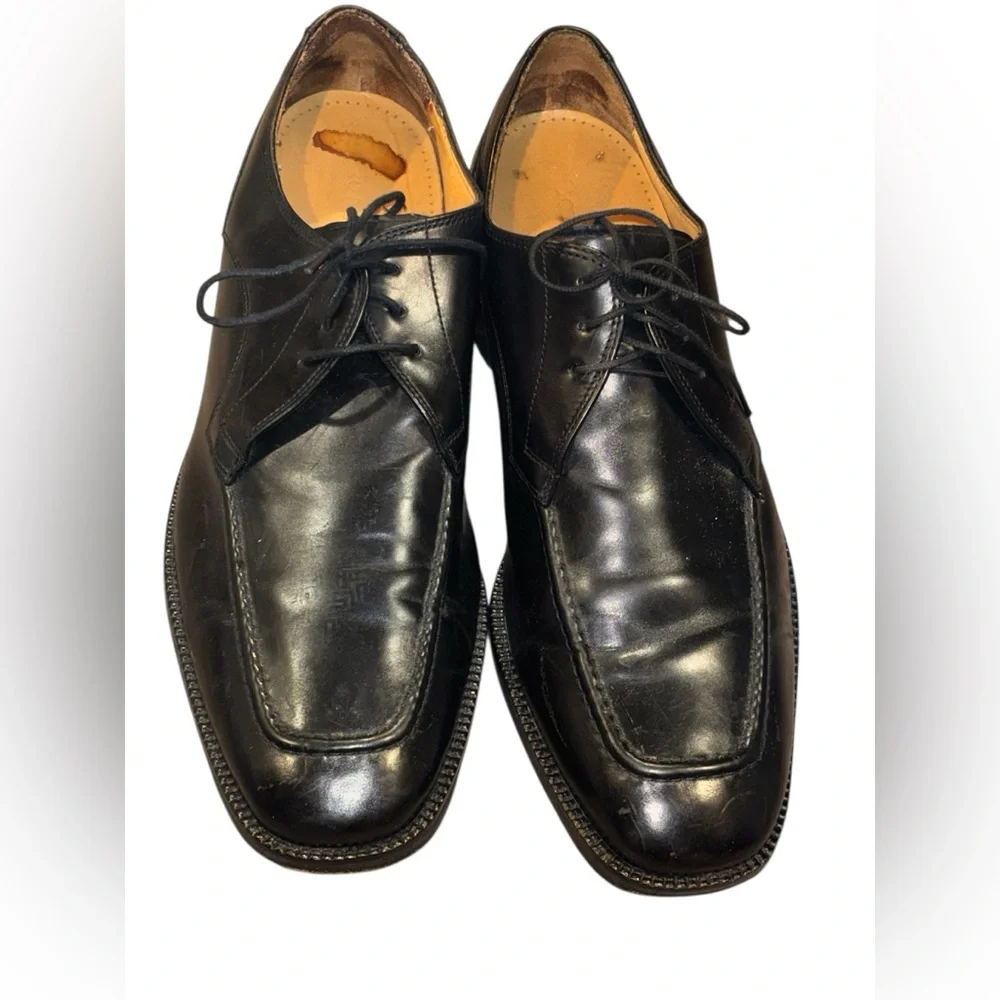 COLE HAAN Men's Black Leather Dress Shoes